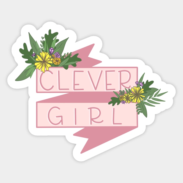 Clever Girl Sticker by Thenerdlady